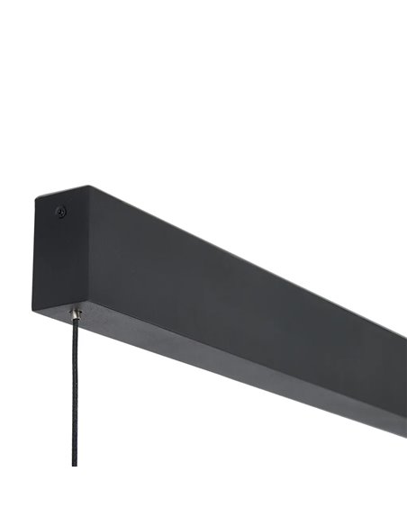 ABISAL 48W LED-Pendelleuchte, 3000K, TRIAC-dimmbar, 2610Lm, organisches Design mit Diffusor und linearem Modul