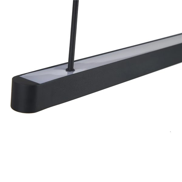 ABISAL 48W LED-Pendelleuchte, 3000K, TRIAC-dimmbar, 2610Lm, organisches Design mit Diffusor und linearem Modul