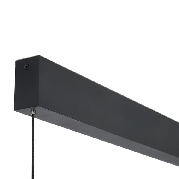 Suspension LED ABISAL 48W, 3000K, dimmable TRIAC, 2610 lm, design organique avec diffuseur et module linéaire