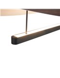 Lámpara colgante LED 48W ABISAL 3000K regulable TRIAC 2610Lm diseño orgánico con difusor y módulo lineal