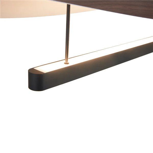 Lámpara colgante LED 48W ABISAL 3000K regulable TRIAC 2610Lm diseño orgánico con difusor y módulo lineal