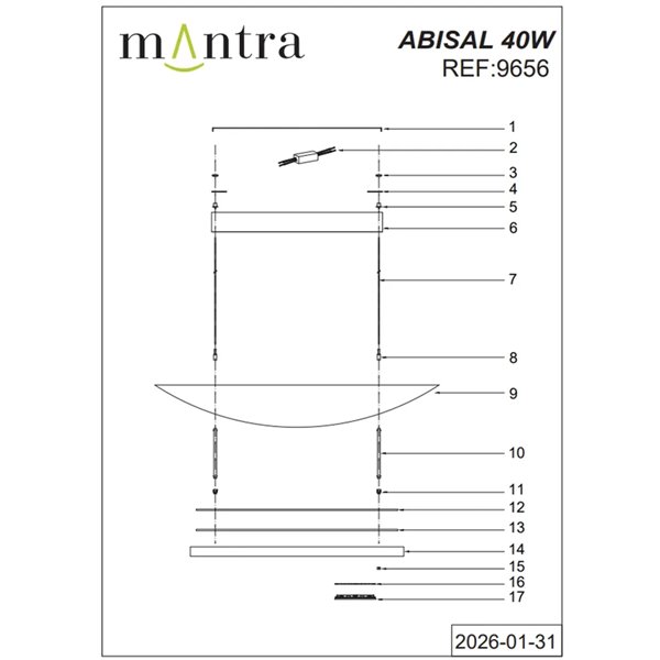 Luminária pendente LED 40W, design moderno, preta e madeira, 3000K, altura ajustável.