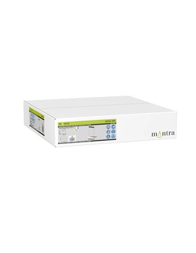 Lámpara colgante LED 28W Abisal 3000K diseño moderno negro y madera regulable en altura