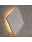 Silberne quadratische LED-Wandleuchte