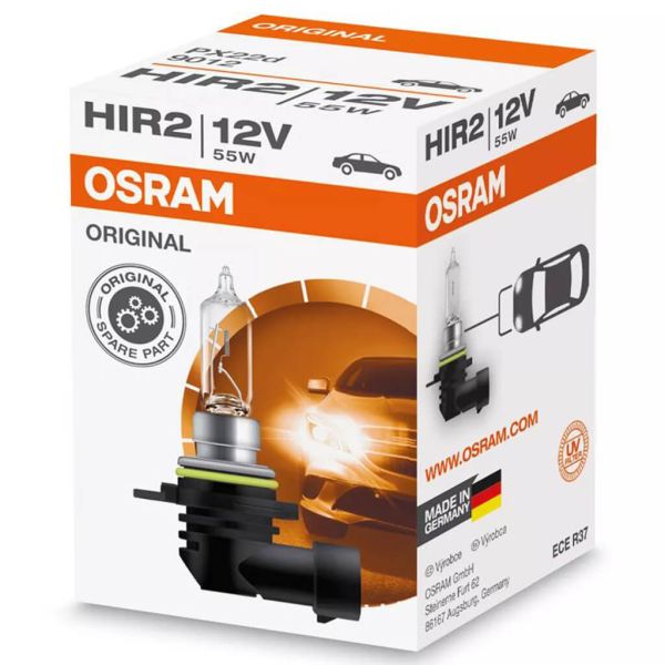 Bombilla Halógena OSRAM HIR2 12V 55W Original Line | Casquillo PX22d (9012)