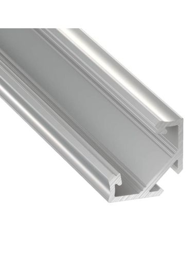Profilé en aluminium incliné - Type C - 2 m | LeónLeds