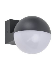 LOOMA LED-Außenwandleuchte in Kugelform mit 270° drehbarem Licht, 7,8 W, 1150 lm, 3000 K