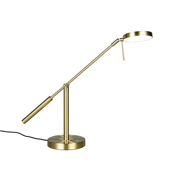 MONZA LED-Tischleuchte, Bronze, 12 W, Farbtemperatur 2300–4000 K, 1400 lm, dimmbar, Berührungssensor, Schutzart IP20