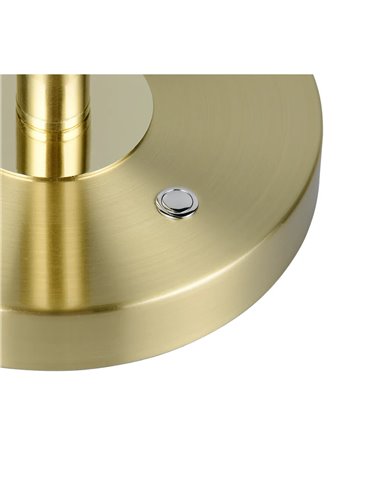 MONZA LED-Tischleuchte, Bronze, 12 W, Farbtemperatur 2300–4000 K, 1400 lm, dimmbar, Berührungssensor, IP20