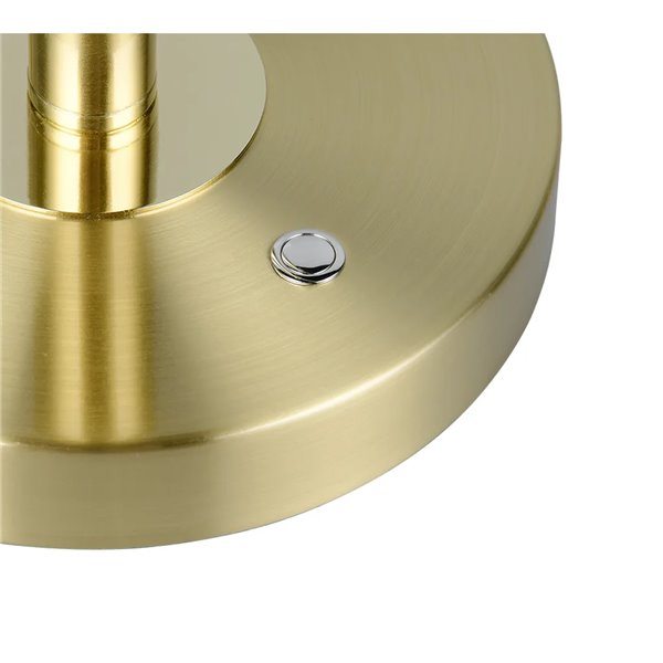 MONZA LED-Tischleuchte, Bronze, 12 W, Farbtemperatur 2300–4000 K, 1400 lm, dimmbar, Berührungssensor, IP20