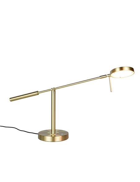 MONZA LED-Tischleuchte, Bronze, 12 W, Farbtemperatur 2300–4000 K, 1400 lm, dimmbar, Berührungssensor, IP20