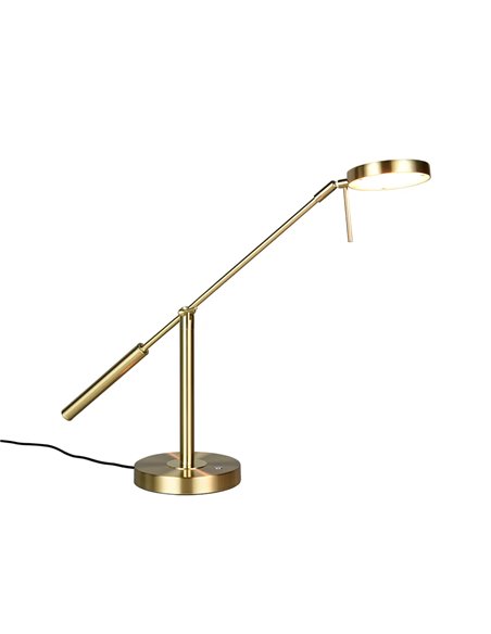 MONZA LED-Tischleuchte, Bronze, 12 W, Farbtemperatur 2300–4000 K, 1400 lm, dimmbar, Berührungssensor, IP20