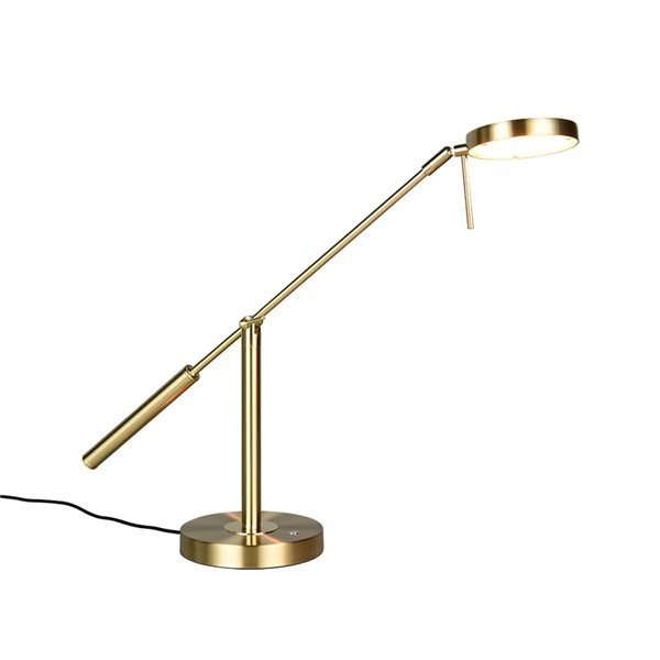 MONZA LED-Tischleuchte, Bronze, 12 W, Farbtemperatur 2300–4000 K, 1400 lm, dimmbar, Berührungssensor, IP20