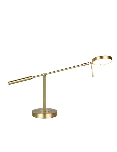 Lampe de table LED MONZA, bronze, 12 W, température de couleur 2300-4000 K, 1400 lm, intensité variable, capteur tactile, IP20