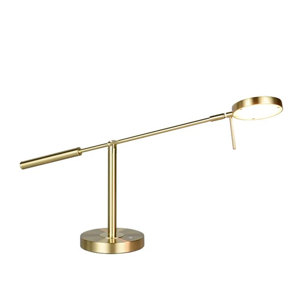 MONZA LED-Tischleuchte, Bronze, 12 W, Farbtemperatur 2300–4000 K, 1400 lm, dimmbar, Berührungssensor, IP20