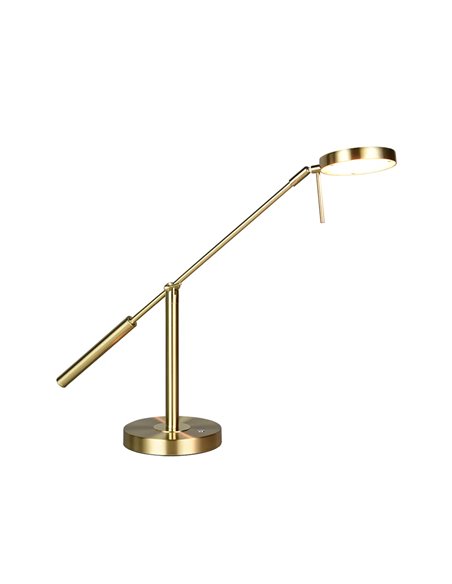 Lámpara de mesa LED MONZA bronce 12W CCT 2300-4000K 1400lm regulable sensor táctil IP20