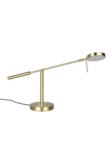 MONZA LED-Tischleuchte, Bronze, 12 W, Farbtemperatur 2300–4000 K, 1400 lm, dimmbar, Berührungssensor, IP20