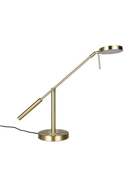 MONZA LED-Tischleuchte, Bronze, 12 W, Farbtemperatur 2300–4000 K, 1400 lm, dimmbar, Berührungssensor, IP20