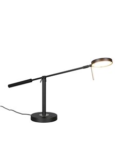 MONZA LED-Tischleuchte, Mattschwarz, 12 W, Farbtemperatur 2300–4000 K, 1400 lm, dimmbar, Berührungssensor, IP20 2