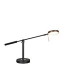 MONZA LED-Tischleuchte, Mattschwarz, 12 W, Farbtemperatur 2300–4000 K, 1400 lm, dimmbar, Berührungssensor, IP20
