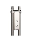 MONZA LED-Stehleuchte, Mattnickel, 2 x 12 W, Farbtemperatur 2300–4000 K, 2 x 1400 lm, dimmbar, Berührungssensor, Schutzart IP20