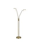 MONZA LED-Stehleuchte, Bronze, 2 x 12 W, Farbtemperatur 2300–4000 K, 2 x 1400 lm, dimmbar, Berührungssensor, Schutzart IP20