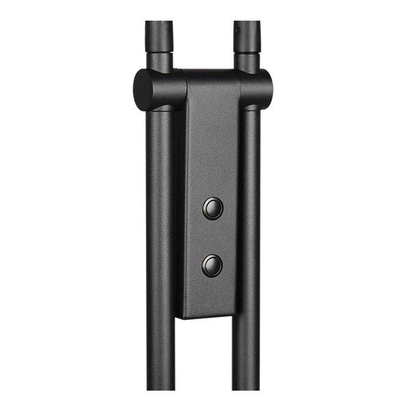 Lámpara de pie LED MONZA negro mate 2x12W CCT 2300-4000K 2x1400lm regulable sensor táctil IP20