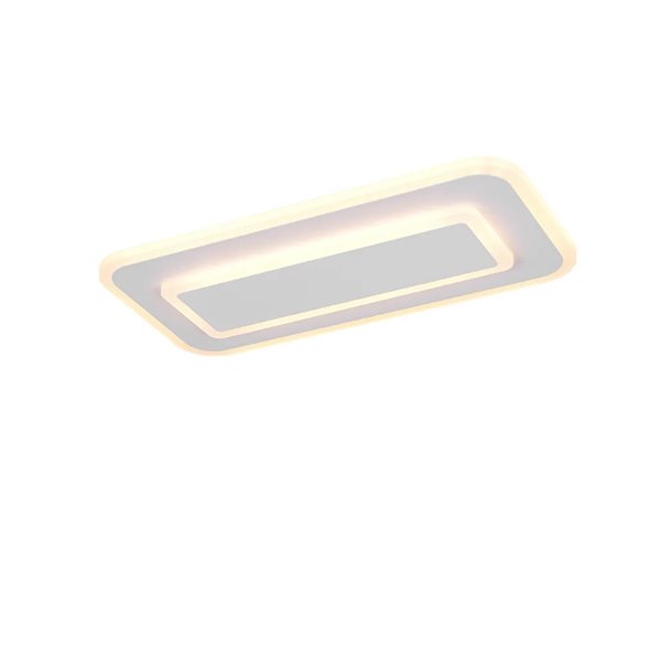 RIVA LED-Deckenleuchte, mattweiß, 14 W, Farbtemperatur 2700–6500 K, 1500 lm, dimmbar mit Fernbedienung, Schutzart IP20