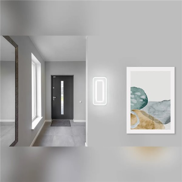 RIVA LED-Deckenleuchte, mattweiß, 14 W, Farbtemperatur 2700–6500 K, 1500 lm, dimmbar mit Fernbedienung, Schutzart IP20