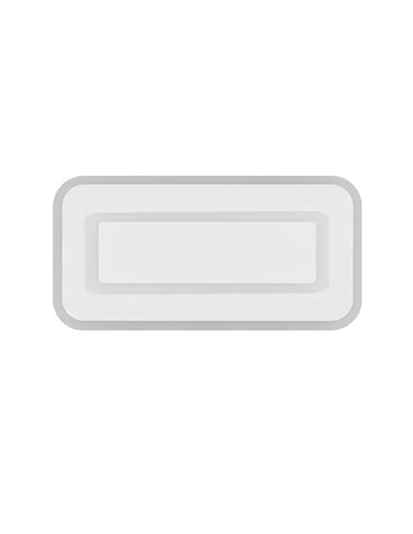 RIVA LED-Deckenleuchte, mattweiß, 14 W, Farbtemperatur 2700–6500 K, 1500 lm, dimmbar mit Fernbedienung, Schutzart IP20