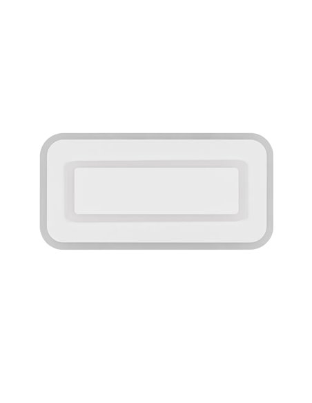 RIVA LED-Deckenleuchte, mattweiß, 14 W, Farbtemperatur 2700–6500 K, 1500 lm, dimmbar mit Fernbedienung, Schutzart IP20