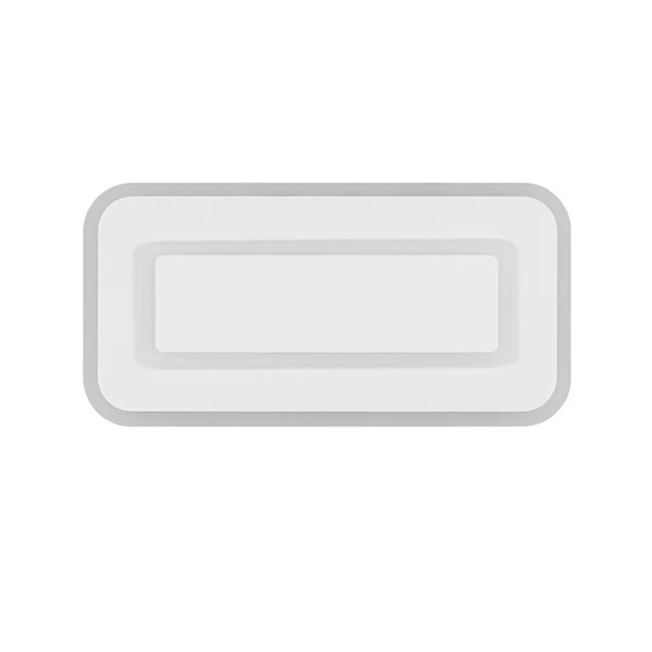 RIVA LED-Deckenleuchte, mattweiß, 14 W, Farbtemperatur 2700–6500 K, 1500 lm, dimmbar mit Fernbedienung, Schutzart IP20