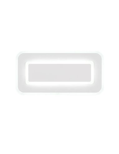 RIVA LED-Deckenleuchte, mattweiß, 14 W, Farbtemperatur 2700–6500 K, 1500 lm, dimmbar mit Fernbedienung, Schutzart IP20