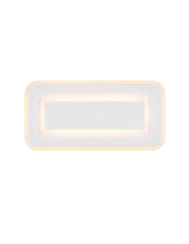 RIVA LED-Deckenleuchte, mattweiß, 14 W, Farbtemperatur 2700–6500 K, 1500 lm, dimmbar mit Fernbedienung, Schutzart IP20