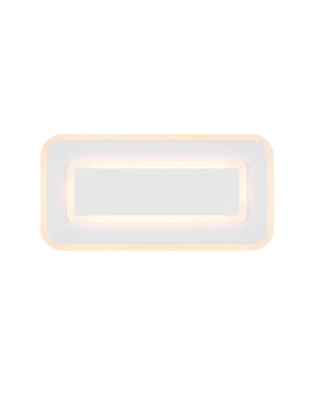 RIVA LED-Deckenleuchte, mattweiß, 14 W, Farbtemperatur 2700–6500 K, 1500 lm, dimmbar mit Fernbedienung, Schutzart IP20