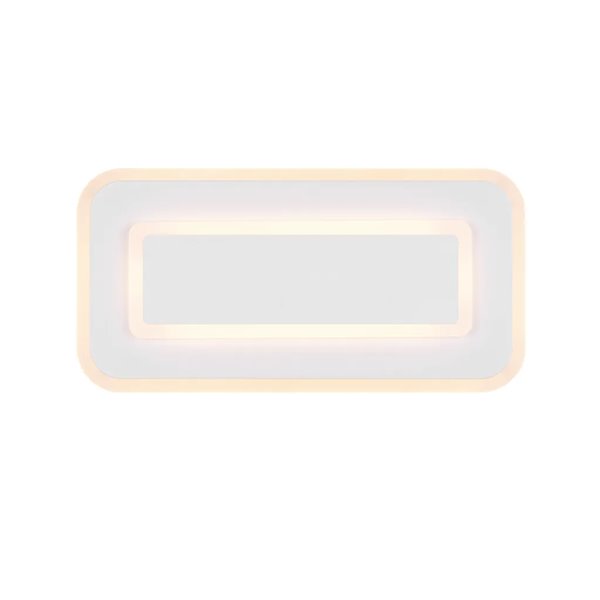 RIVA LED-Deckenleuchte, mattweiß, 14 W, Farbtemperatur 2700–6500 K, 1500 lm, dimmbar mit Fernbedienung, Schutzart IP20