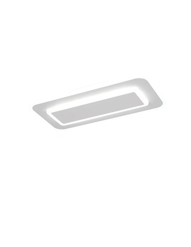 RIVA LED-Deckenleuchte, mattweiß, 14 W, Farbtemperatur 2700–6500 K, 1500 lm, dimmbar mit Fernbedienung, Schutzart IP20