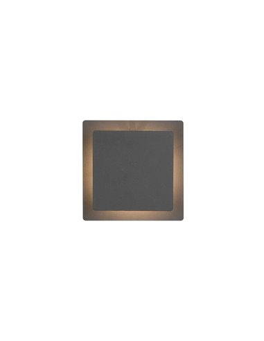 Applique murale LED MIO noir mat 6W 3000K 560lm IP20