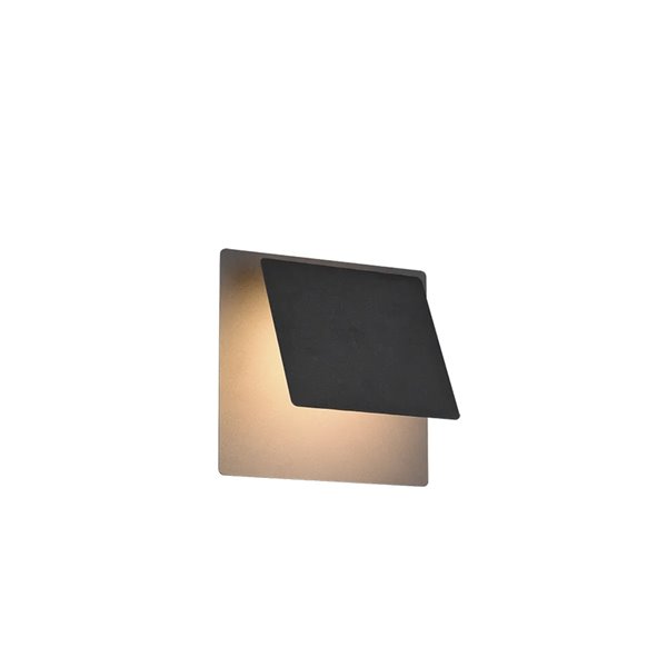 Applique murale LED MIO noir mat 6W 3000K 560lm IP20