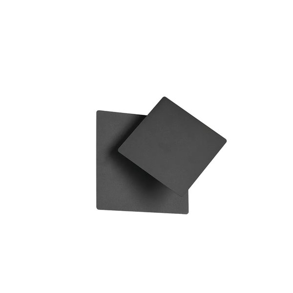 Aplique LED MIO negro mate 6W 3000K 560lm IP20