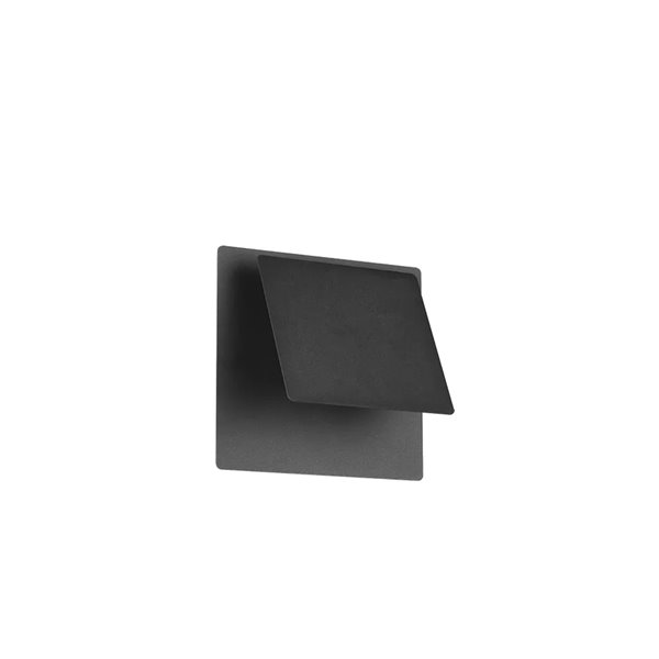 Aplique LED MIO negro mate 6W 3000K 560lm IP20