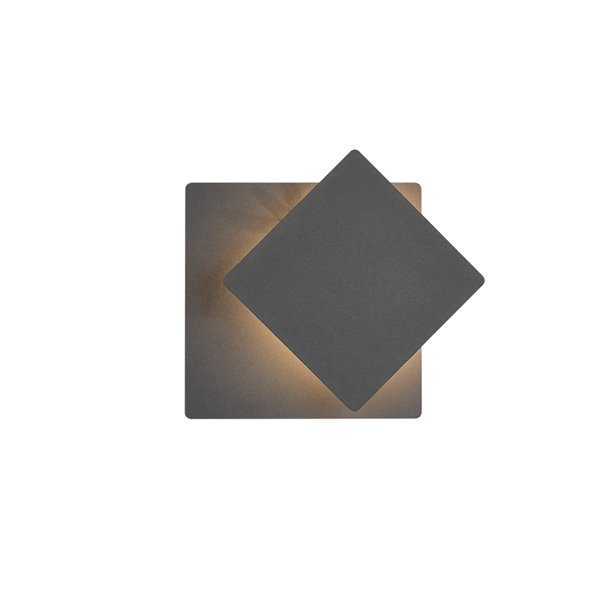 Applique murale LED MIO noir mat 6W 3000K 560lm IP20