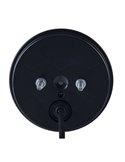 LUCY LZD 2422 12/24V LED-Rundrückleuchte mit Kabel, 3 Funktionen, Schutzart IP68, ECE E9