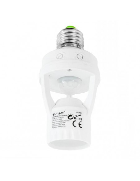 Sensor de Movimiento PIR 360º para Bombilla E27