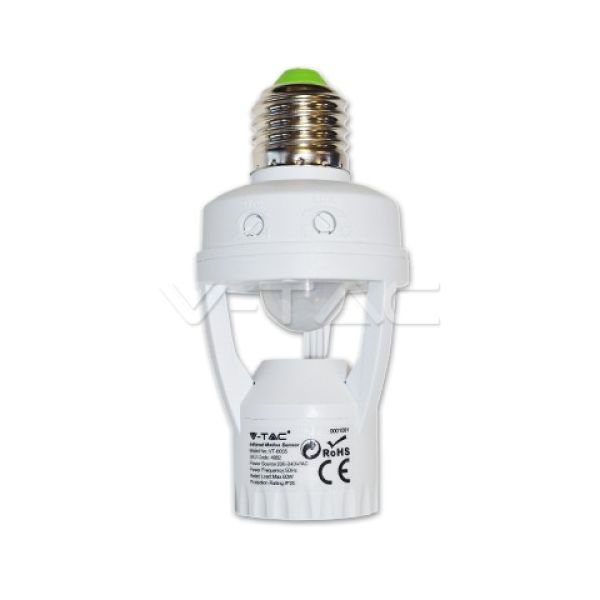 Sensor de Movimiento PIR 360º para Bombilla E27