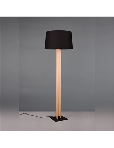 Lámpara de pie orientable RAHUL níquel mate 3xGU10 (no incl.) IP20