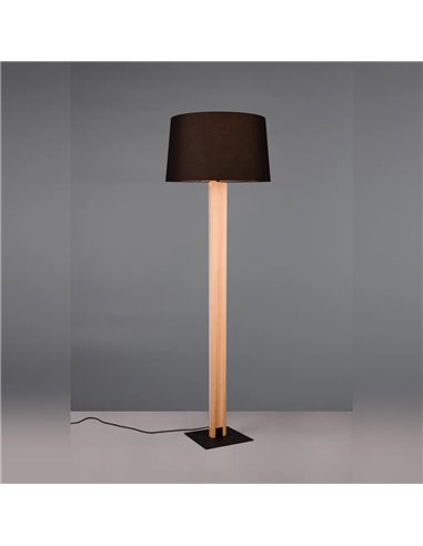 Lámpara de pie orientable RAHUL níquel mate 3xGU10 (no incl.) IP20