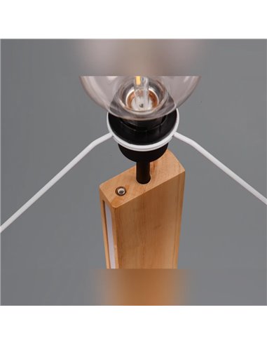 Lámpara de pie orientable RAHUL níquel mate 3xGU10 (no incl.) IP20