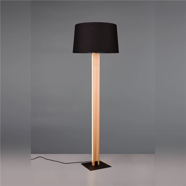 Lámpara de pie orientable RAHUL níquel mate 3xGU10 (no incl.) IP20