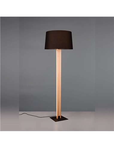 Lámpara de pie orientable RAHUL níquel mate 3xGU10 (no incl.) IP20